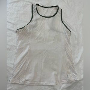 Sofibella XL Green and White Tennis Tank Top